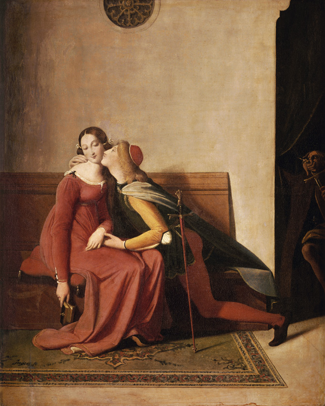 Paolo and Francesca from Jean Auguste Dominique Ingres