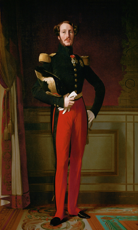 Prince Ferdinand Philippe, Duke of Orléans (1810-1842) from Jean Auguste Dominique Ingres