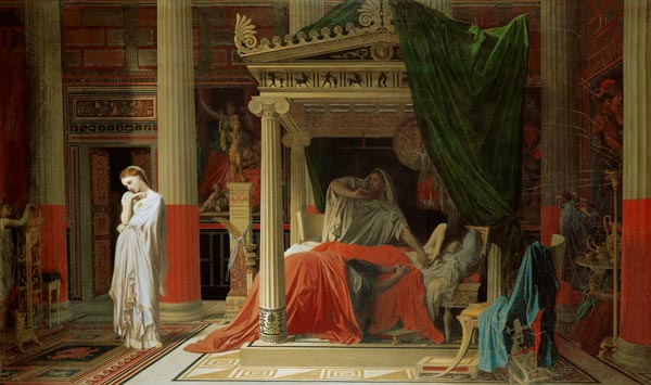 Antiochus and Stratonica from Jean Auguste Dominique Ingres