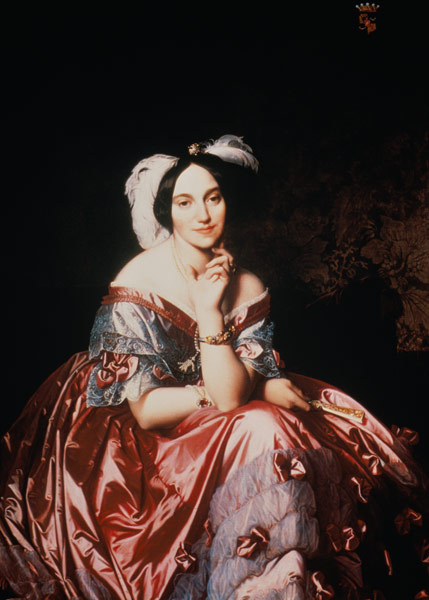 Betty de Rothschild from Jean Auguste Dominique Ingres