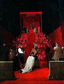 Der Herzog von Alba in Santa Gudula. from Jean Auguste Dominique Ingres