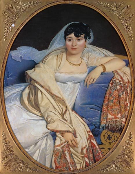 Bildnis der Madame Rivière from Jean Auguste Dominique Ingres