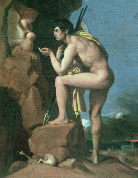 J.A.D.Ingres,  Ödipus und die Sphinx from Jean Auguste Dominique Ingres
