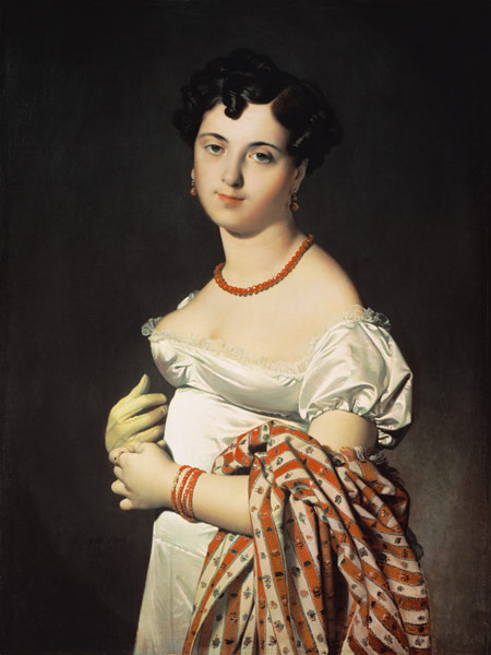 Madame Henri-Philippe-Joseph Panckouke (1787-1865) from Jean Auguste Dominique Ingres