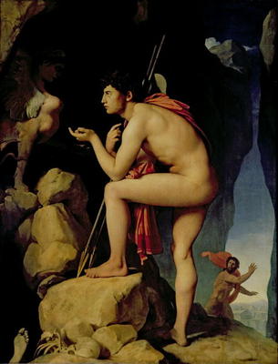 Oedipus and the Sphinx, 1808 (oil on canvas) from Jean Auguste Dominique Ingres