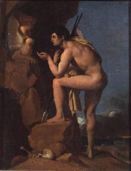 Oedipus and the Sphinx from Jean Auguste Dominique Ingres