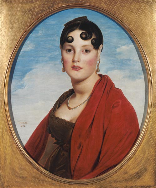 Portrait of Madame Aymon, or La Belle Zelie from Jean Auguste Dominique Ingres
