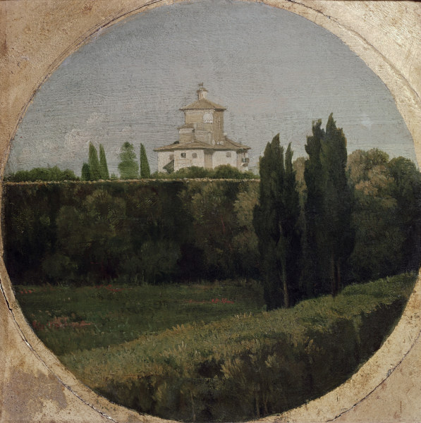 Rome , Villa Borghese from Jean Auguste Dominique Ingres