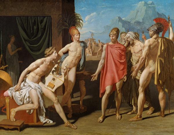 Achill empfängt die Abgesandten Agamemnons