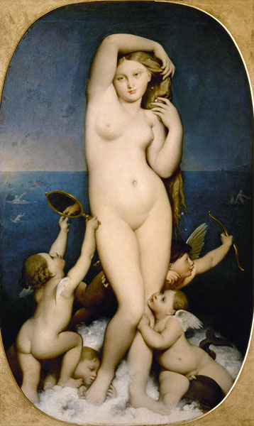 Venus Anadyomene from Jean Auguste Dominique Ingres