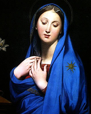Virgin of the Adoption from Jean Auguste Dominique Ingres