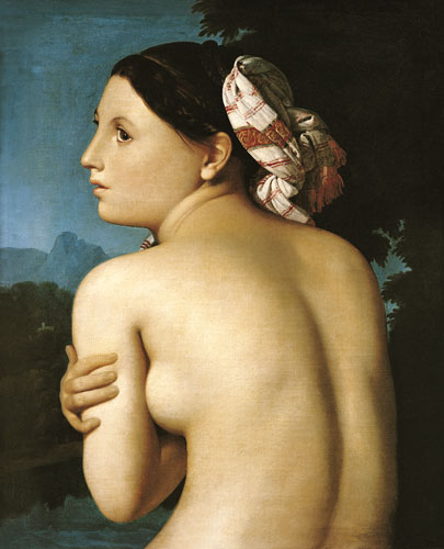 Weiblicher Rückenakt. from Jean Auguste Dominique Ingres