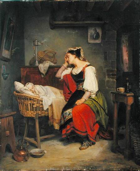 The Sick Child from Jean Augustin Franquelin