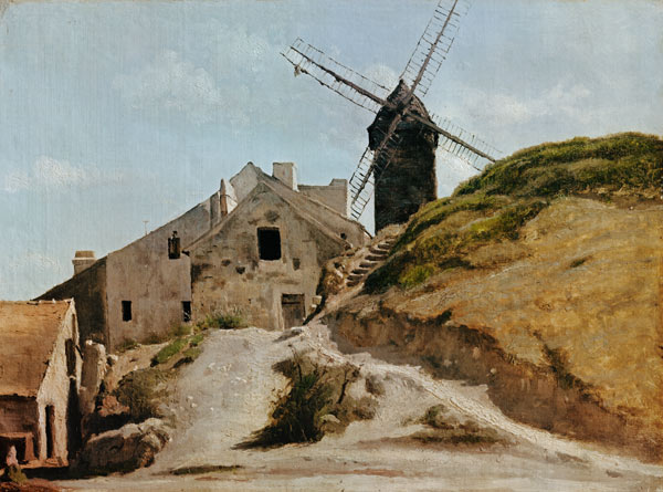 Moulin de la Galette from Jean-Babtiste-Camille Corot