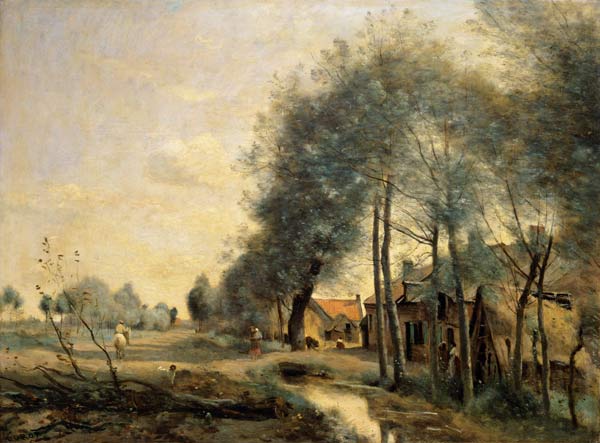 Road of Sin-le-Noble from Jean-Babtiste-Camille Corot