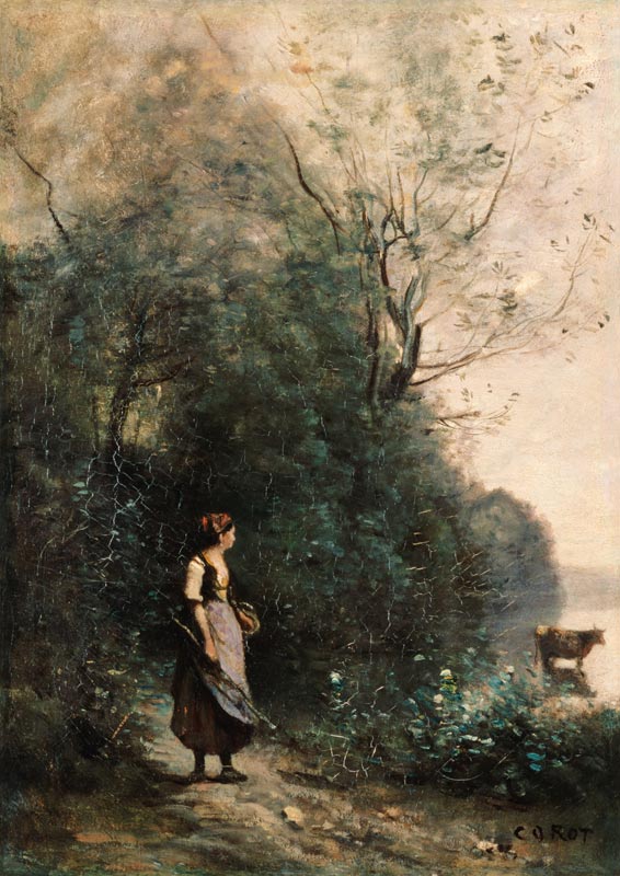 Seelandschaft. from Jean-Babtiste-Camille Corot