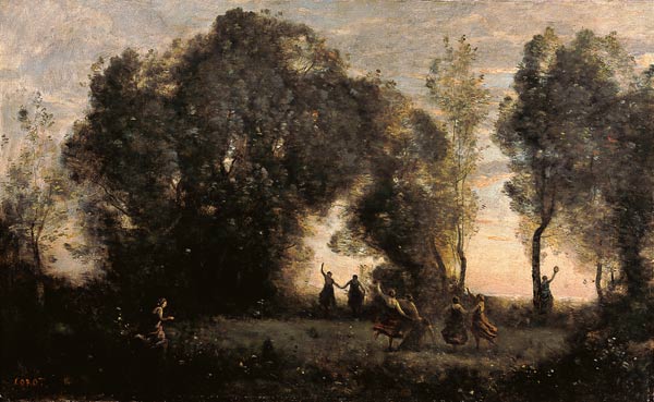 Dance of the Nymphs from Jean-Babtiste-Camille Corot