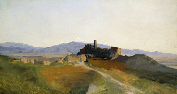 View of Olevano from Jean-Babtiste-Camille Corot