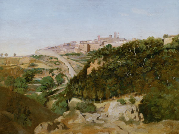 Volterra from Jean-Babtiste-Camille Corot