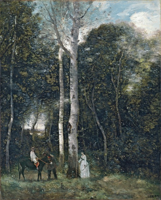 The Parc des Lions at Port-Marly from Jean-Babtiste-Camille Corot