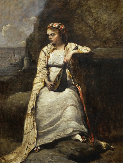 Haydée from Jean-Babtiste-Camille Corot