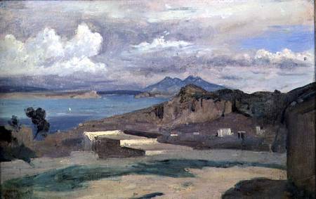 Ischia, View from the Slopes of Mount Epomeo from Jean-Babtiste-Camille Corot