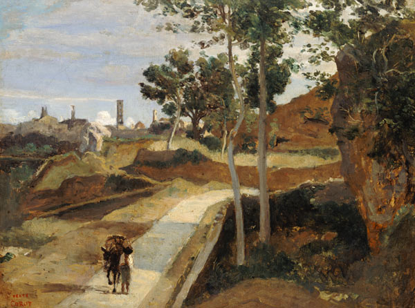 Road from Volterra from Jean-Babtiste-Camille Corot