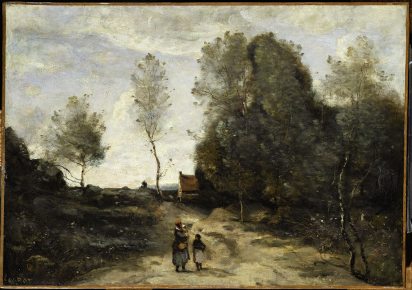 The Street from Jean-Babtiste-Camille Corot