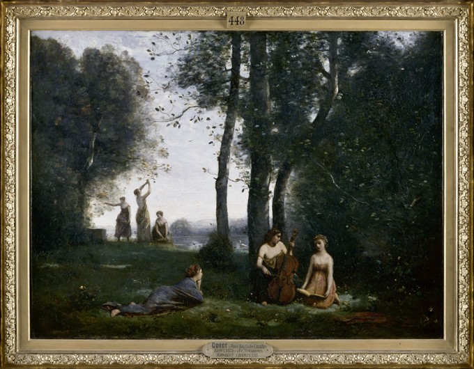 Le Concert Champêtre (Woodland Music-makers) from Jean-Babtiste-Camille Corot