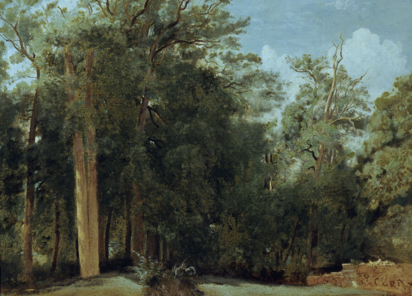 Forest Claring from Jean-Babtiste-Camille Corot