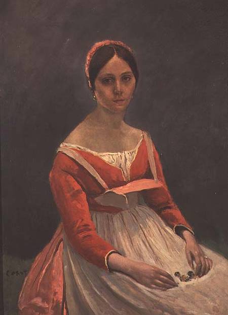 Madame Legois from Jean-Babtiste-Camille Corot