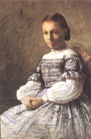 Porträt Fräulein Jeanne from Jean-Babtiste-Camille Corot
