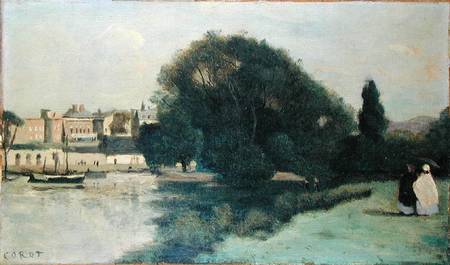 Richmond, near London from Jean-Babtiste-Camille Corot