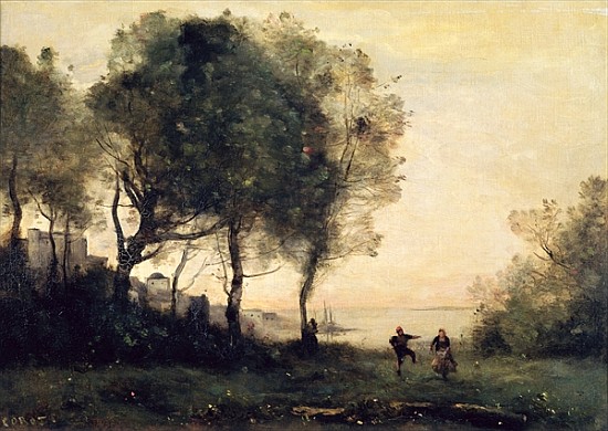 Souvenir of Italy from Jean-Babtiste-Camille Corot