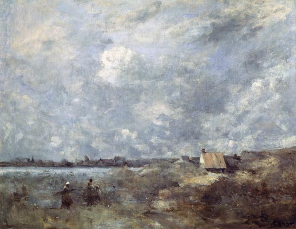 Stormy Weather. Pas de Calais from Jean-Babtiste-Camille Corot