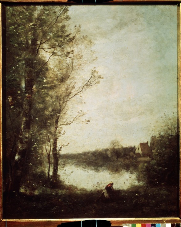 Pond in Ville d’Avray from Jean-Babtiste-Camille Corot