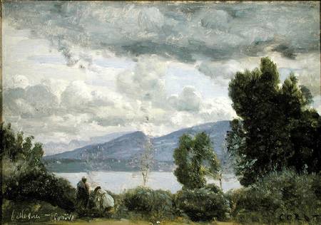 View of Chalet de Chenes, Bellvue, Geneva from Jean-Babtiste-Camille Corot