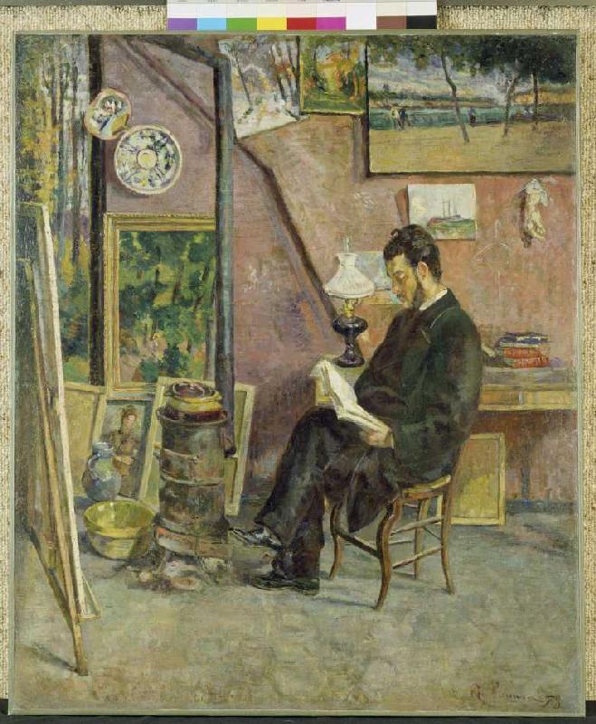 Doktor Martinez im Atelier des Künstlers. from Jean-Baptiste Armand Guillaumin