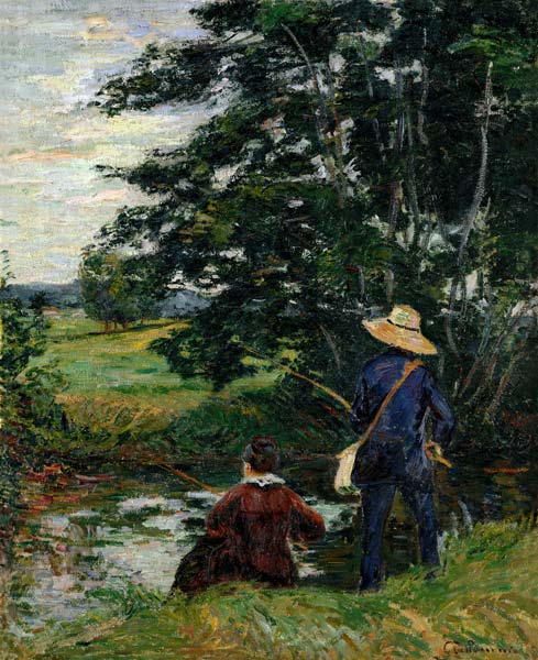 The Anglers, c.1885 from Jean Baptiste Armand Guillaumin