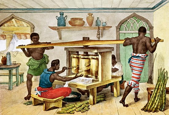 Small Portable Sugar Mill, illustration from ''Voyage Pittoresque et Historique au Bresil'' from Jean Baptiste Debret