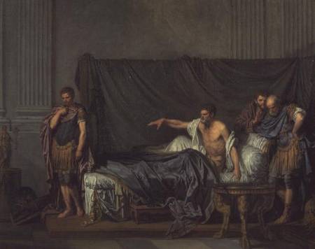 The Emperor Severus Rebuking his Son, Caracalla, for Wanting to Assassinate Him from Jean Baptiste Greuze