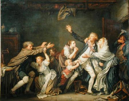 The Father's Curse or The Ungrateful Son from Jean Baptiste Greuze