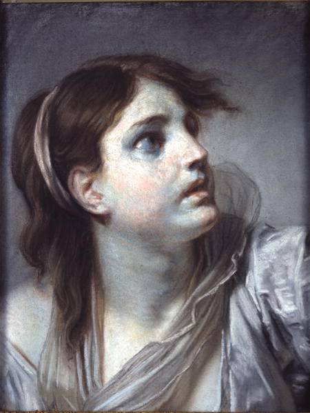 Head of a Young Girl from Jean Baptiste Greuze