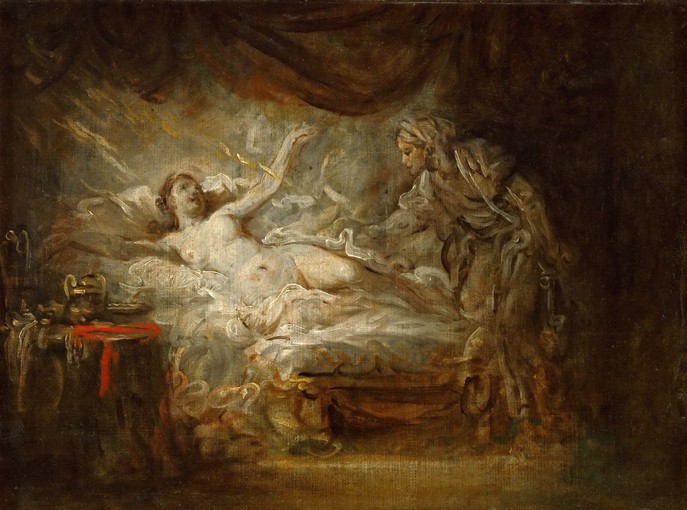 Jupiter and Aegina from Jean Baptiste Greuze