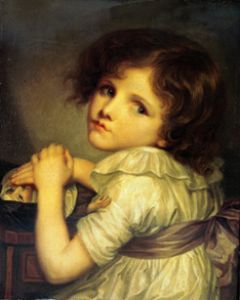 Das Mädchen mit der Puppe from Jean Baptiste Greuze