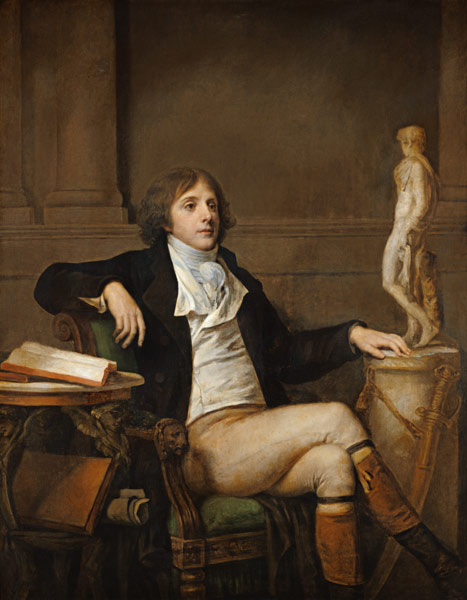 Portrait presumed to be Auguste Louis de Talleyrand (1770-1832) from Jean Baptiste Greuze
