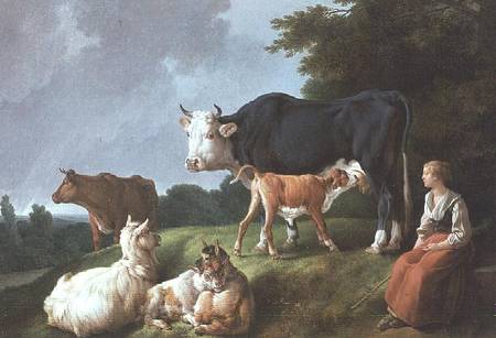 Pastoral Scene from Jean-Baptiste Huet
