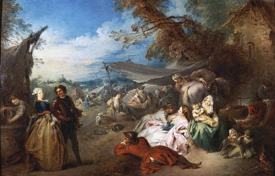 The Halt of the Troops, Called Peace from Jean-Baptiste Joseph Pater