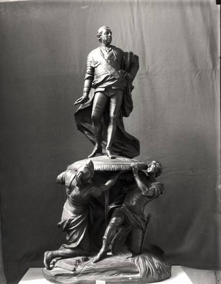 Model for the monument of Louis XV (1710-74) designed for the Place Royale in Rouen from Jean Baptiste Lemoyne