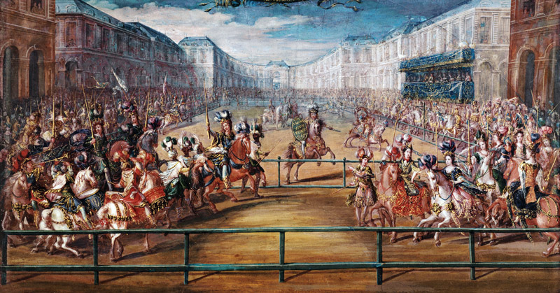 Le pompeux Carrousel des Galantes Amazones des Quatre Parties du monde from Jean-Baptiste Martin